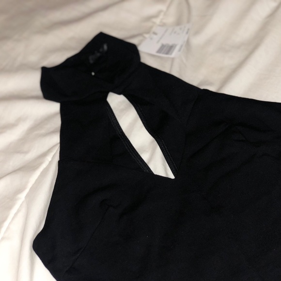 NWT - GUESS Black Sinna Keyhole Dress - Picture 3 of 5